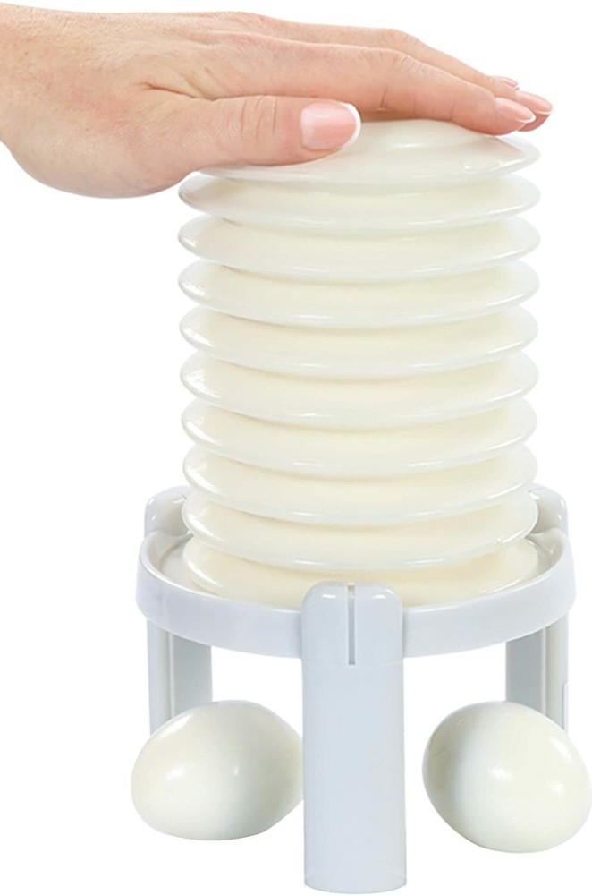 Eggstractor Egg Peeler, White - As Seen on TV