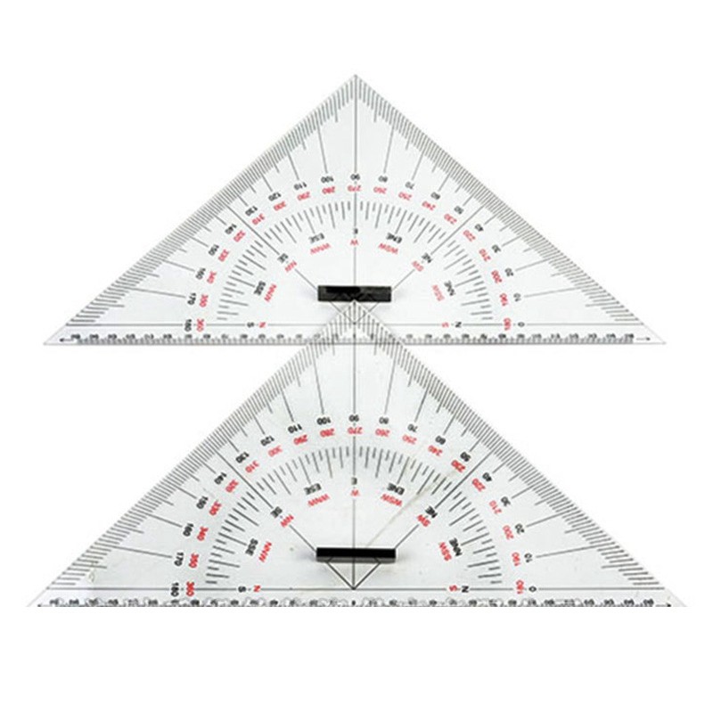 Chart Drawing Triangle Ruler for Ship Drawing 300mm -Scale Triangle Ruler9750