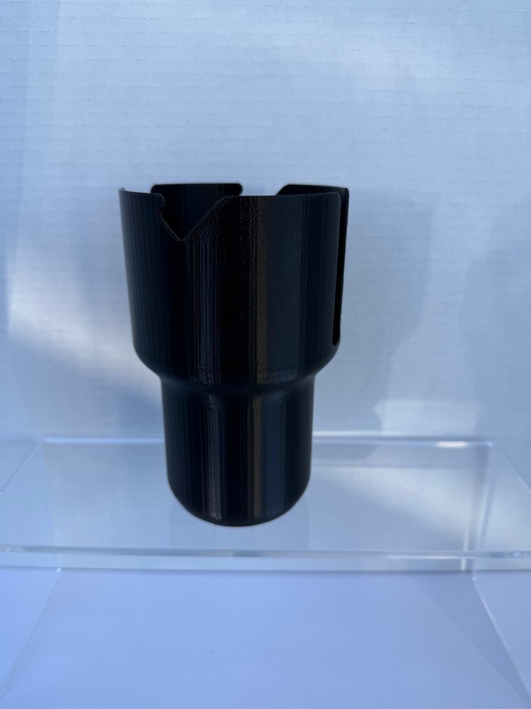 3D Printed Cup Holder Extender with Built in Phone Holder