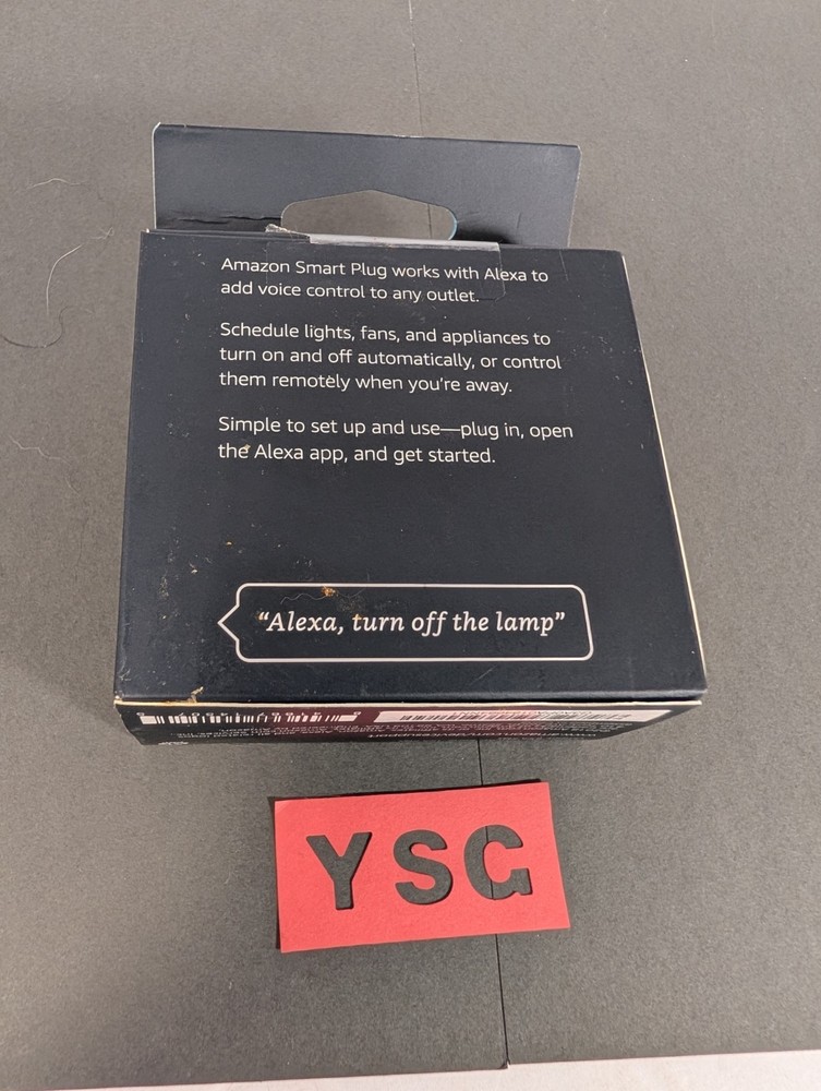 (1) New Amazon Smart Plug White + (1) Open Box Lot