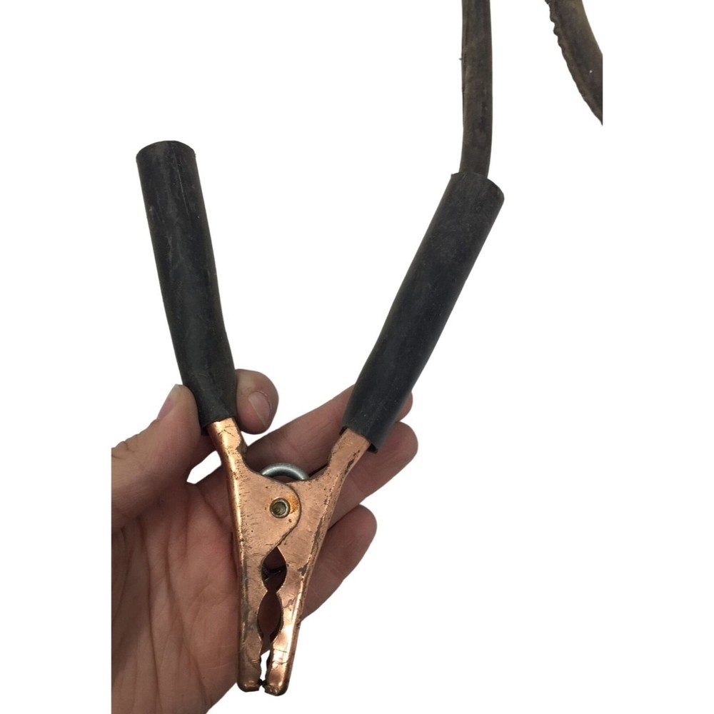 Black Vehicle Battery Jumper Cables