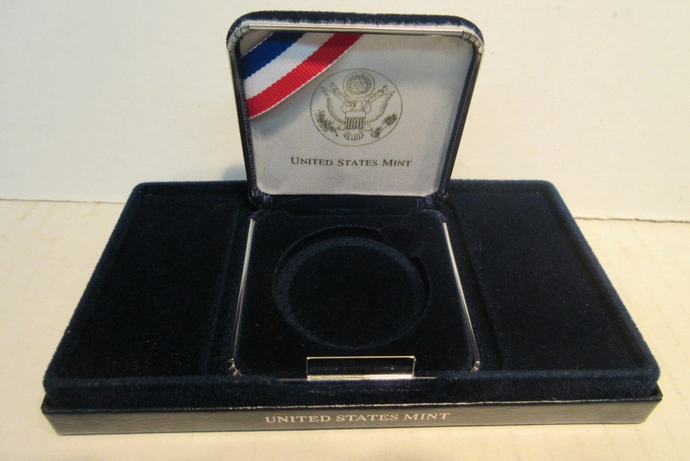 EMPTY BOX & COA for 1994 U.S. Capitol Bicentennial Proof Silver Dollar