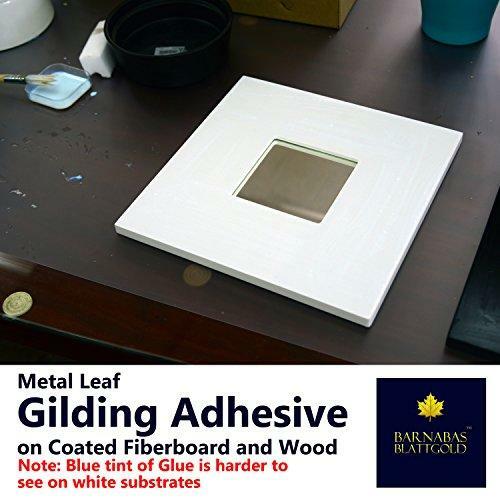 Gilding Adhesive 120ml, Professional Quality, Water Based Gold Leaf Sheets Size
