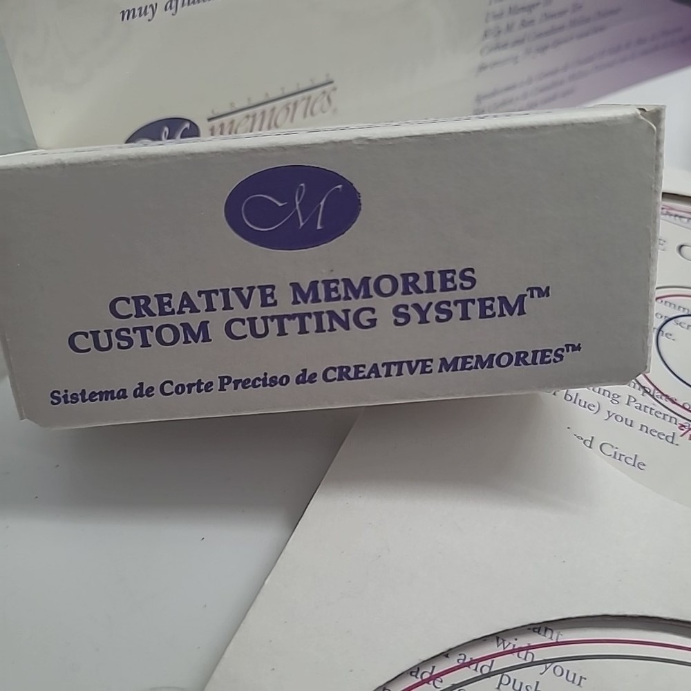Vintage Creative Memories Bundle Set Custom Cutting System Scrapbook Tools READ