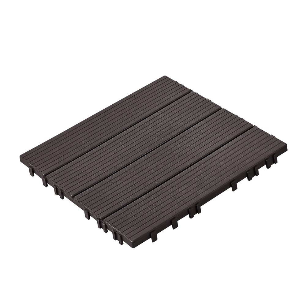 Interlocking Deck Tiles 54 Pack,12"x12" 54 sq. ft Plastic Waterproof Outdo