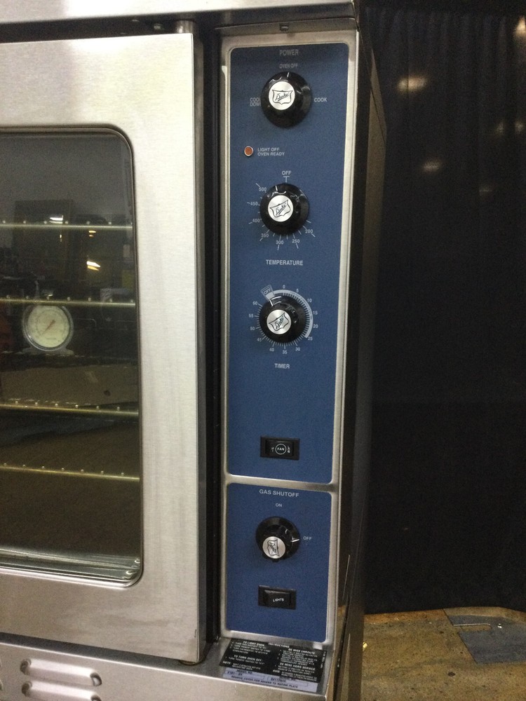 Duke E101-GV Gas Double Stack Convection Full size Oven With Casters