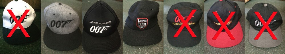 39 Available MOTION PICTURE Hats to Choose from