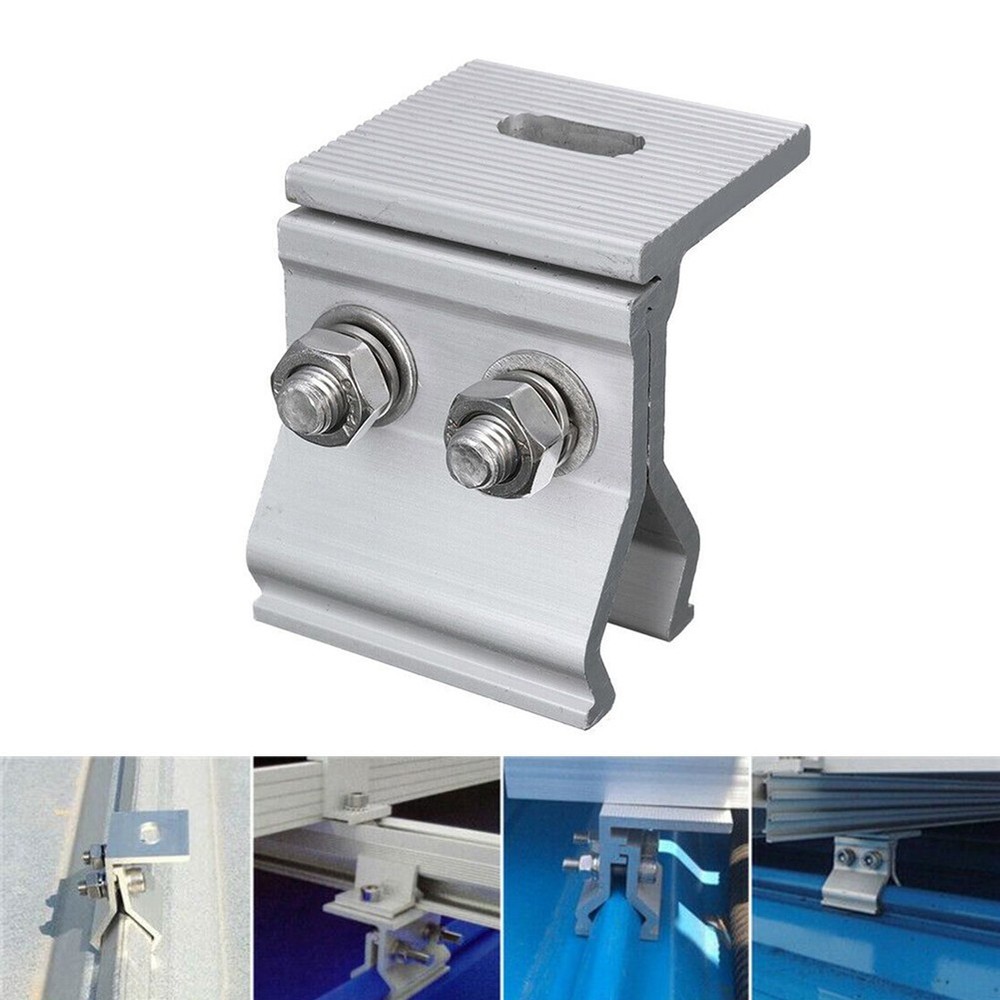 1/4Pcs Solar Panel Bracket Fixing Clamp Mounting Bracket Bracket For Roof