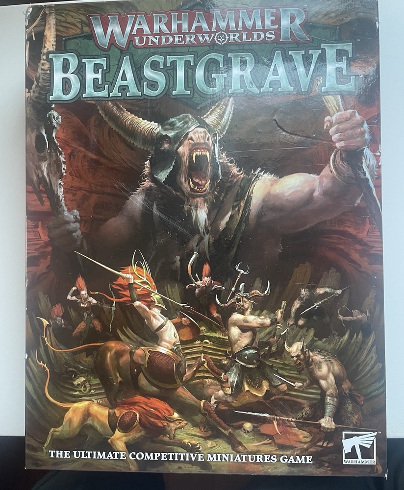 Beastgrave Incomplete Box Warhammer Underworlds Opened But With Sealed Items.