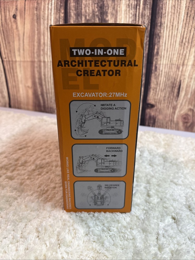 Model Engineering 2 IN 1 Architectural Creator RC Dump Truck & Excavator NEW