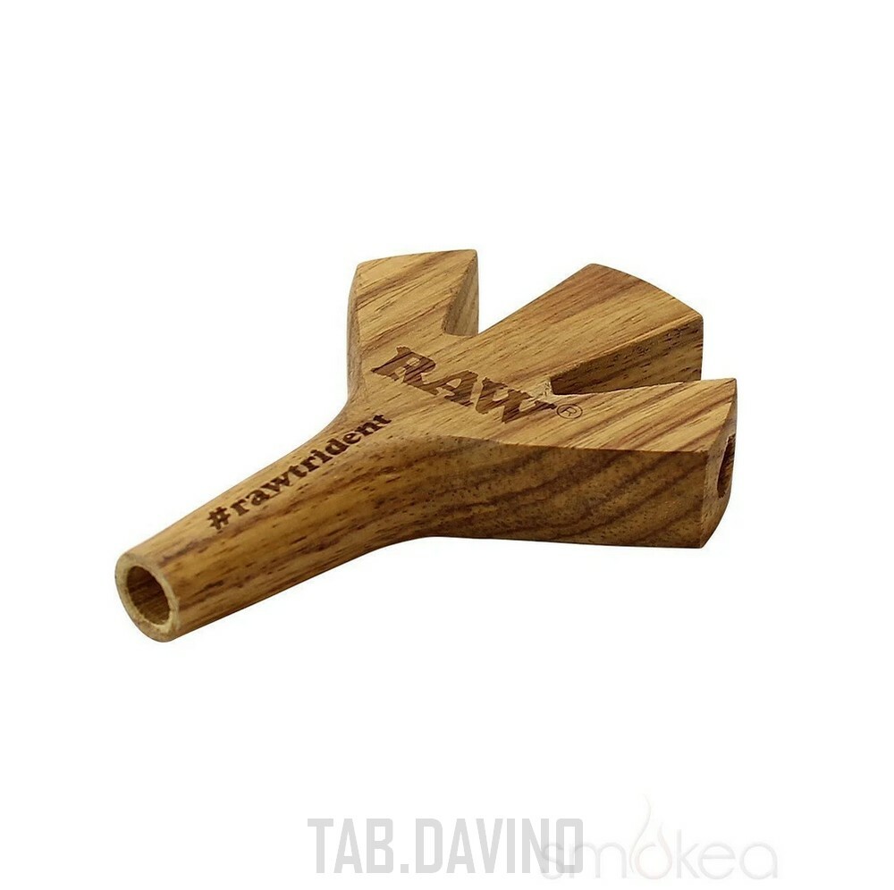 Raw Trident Wooden Cigarette Holder Triplo