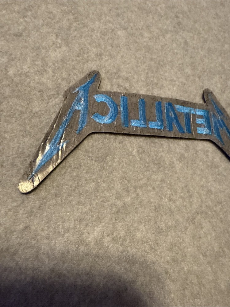 Metallica Patch Blue