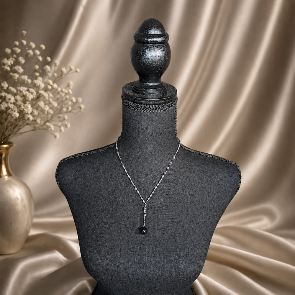 Blue Moon Drop Necklace