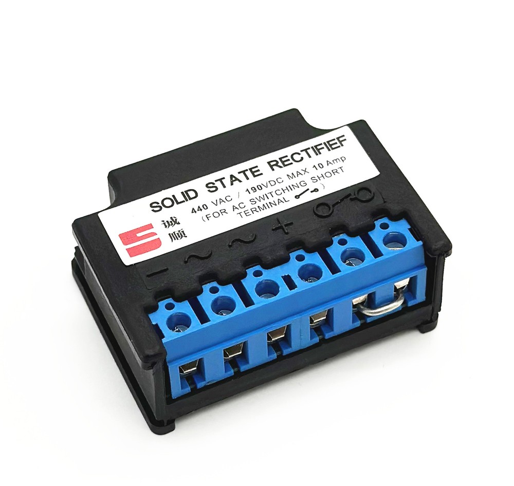 SOLID STATE RECTIFIER 440VAC 190VDC MAX 10Amp Motor Brake Rectifier