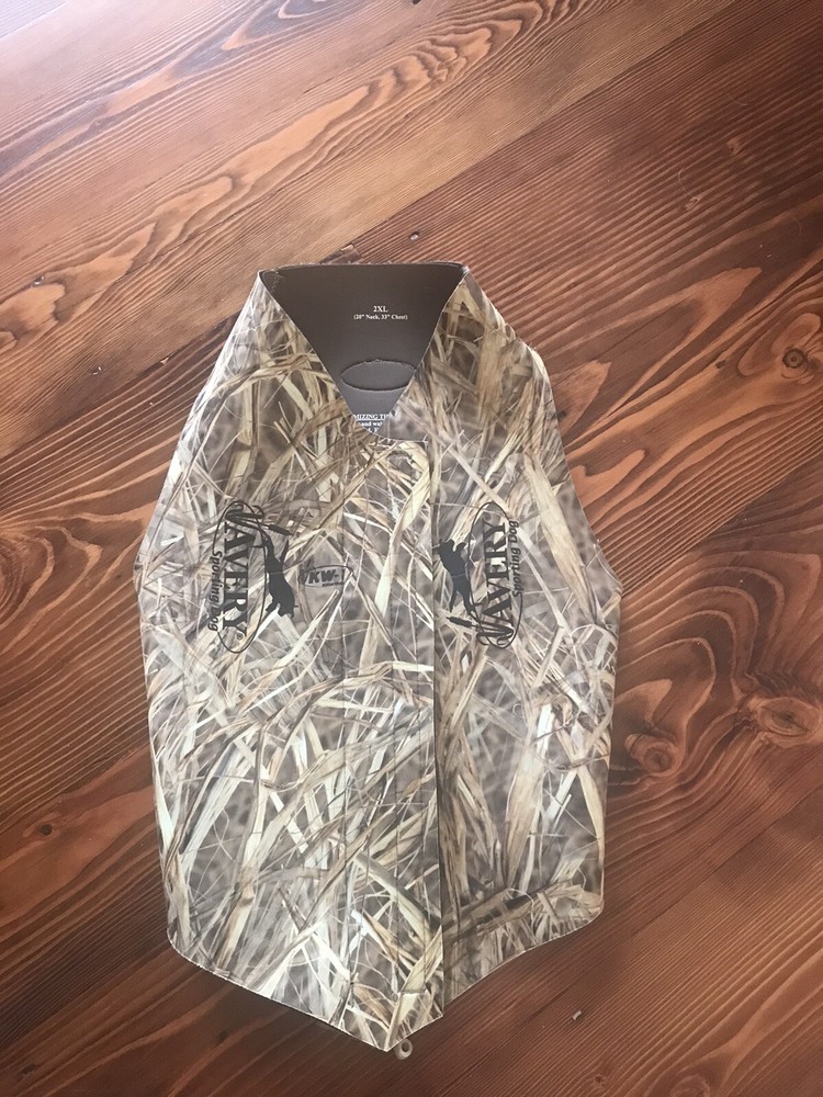 Avery  Camo Dog Vest 2XL