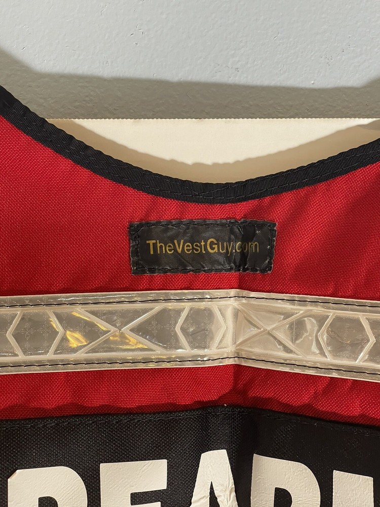 Reflective Firearms Instructor Vest - New - Size Large