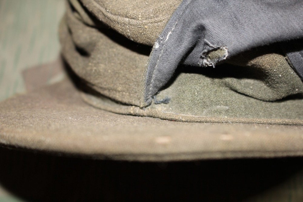 ORIGINAL WW2 GERMAN M43 FELDMUTZE STYLE FIELD CAP MODIFIED WH SS OSTFRONT