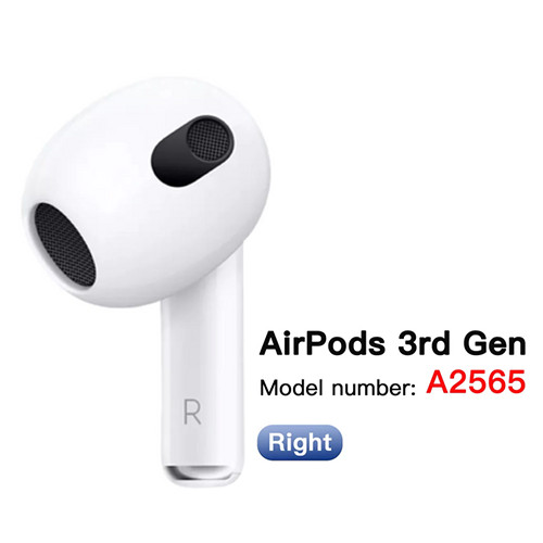 Original Apple AirPods 3RD GENERATION - RIGHT SIDE ONLY A2565 - Replacement -
