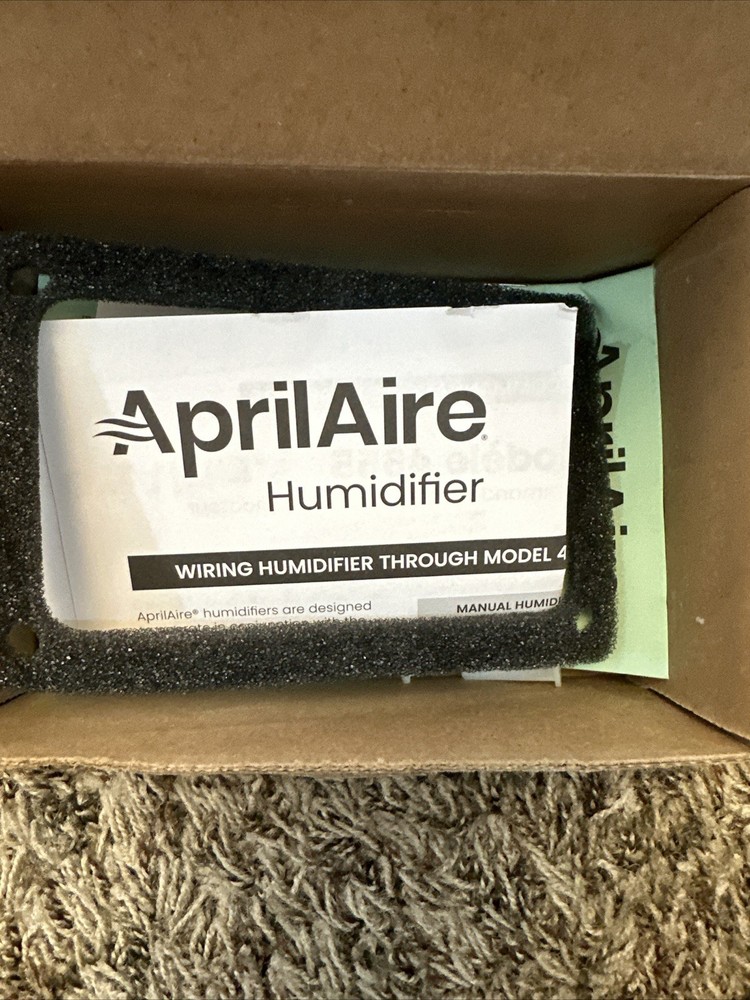 Aprilaire 4655 Manual Humidifier Control - White