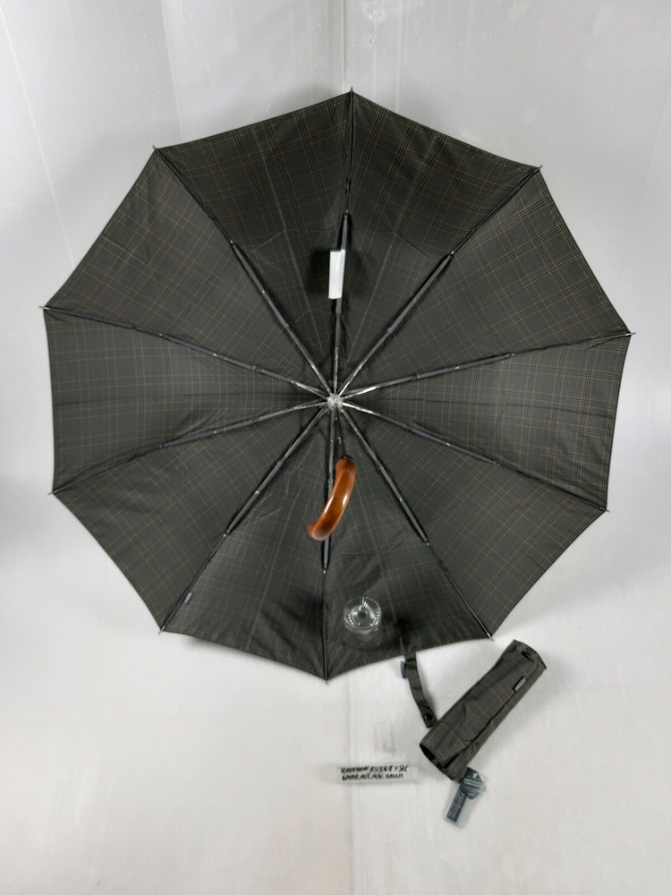 Unisex Mini Umbrella - Automatic - 10 Sticks - Grey - 2532-1 - Rainbow