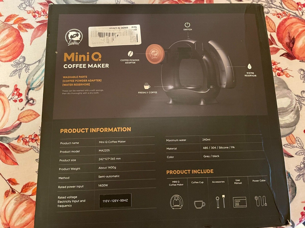 MINI Q Single Serve Brewers Soft & Quiet