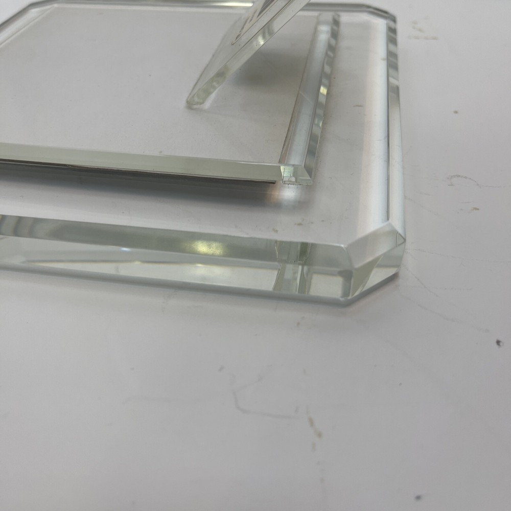 Glass Square Picture Frame Holds 5 x 5"