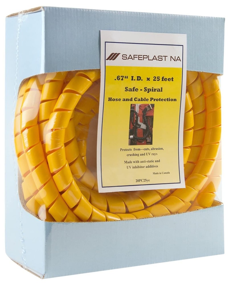 Caplugs SPPC Series – Safeplast Pre-Cut Spiral Wrap, Hose & Cable Protector, ...