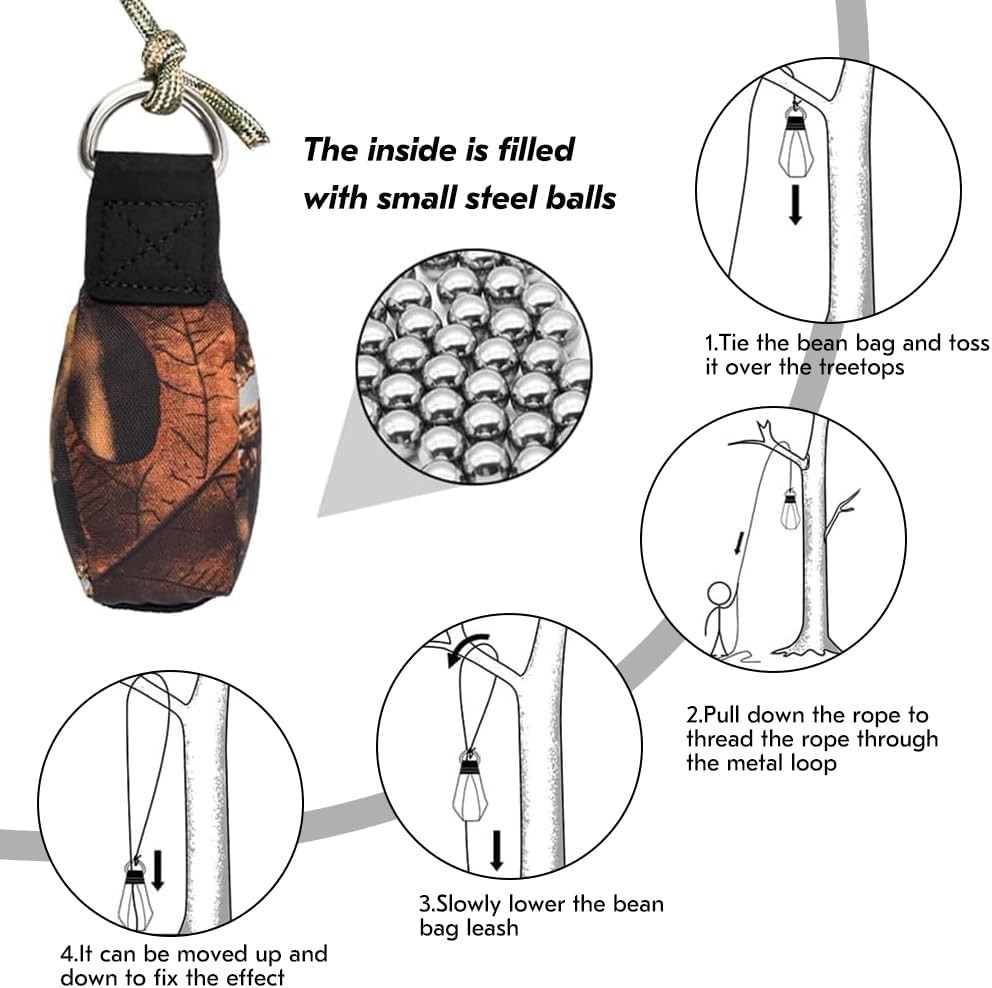Tree Climbing Spikes Kit, Durable Climbing Gear for Trees and Fruit Picking