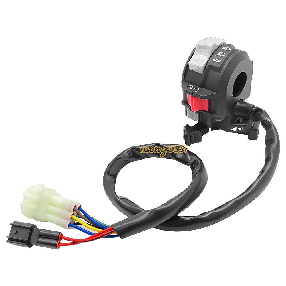 Left Handlebar Start Stop Switch & Ignition Key Switch for Yamaha Kodiak 400 450