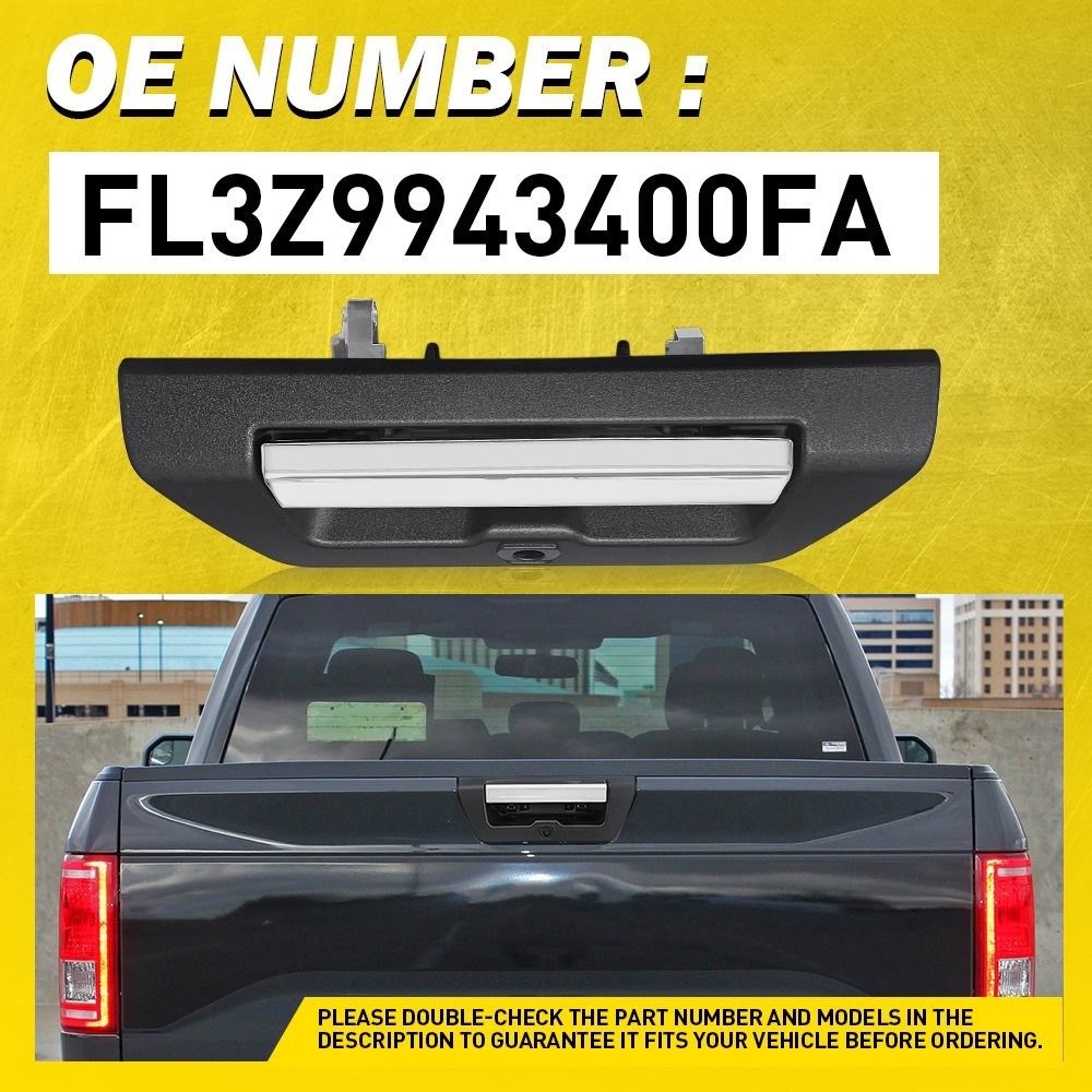 Tailgate Handle with Rear View Backup Camera Replacement for Ford F... Fast Ship
