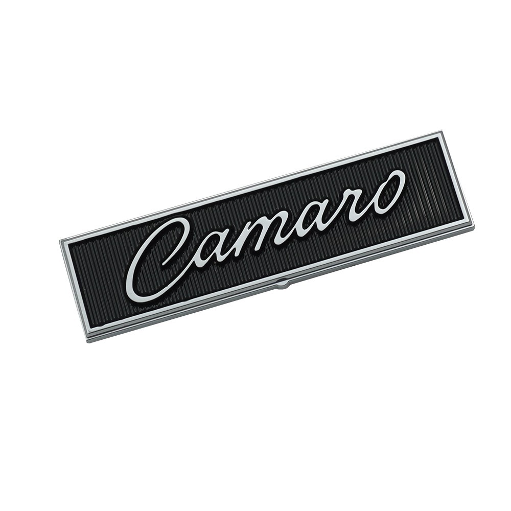 2Pcs Door Panel Emblem Script Standard Interior Trim Badge For Camaro