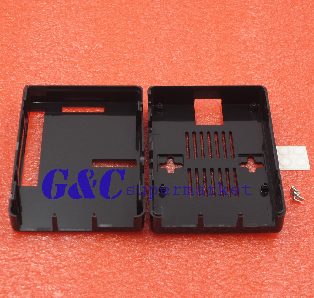 Premium ABS V2 Black Case Boxes Raspberry Pi 2 B Case Cover Enclosure Box ABS V2