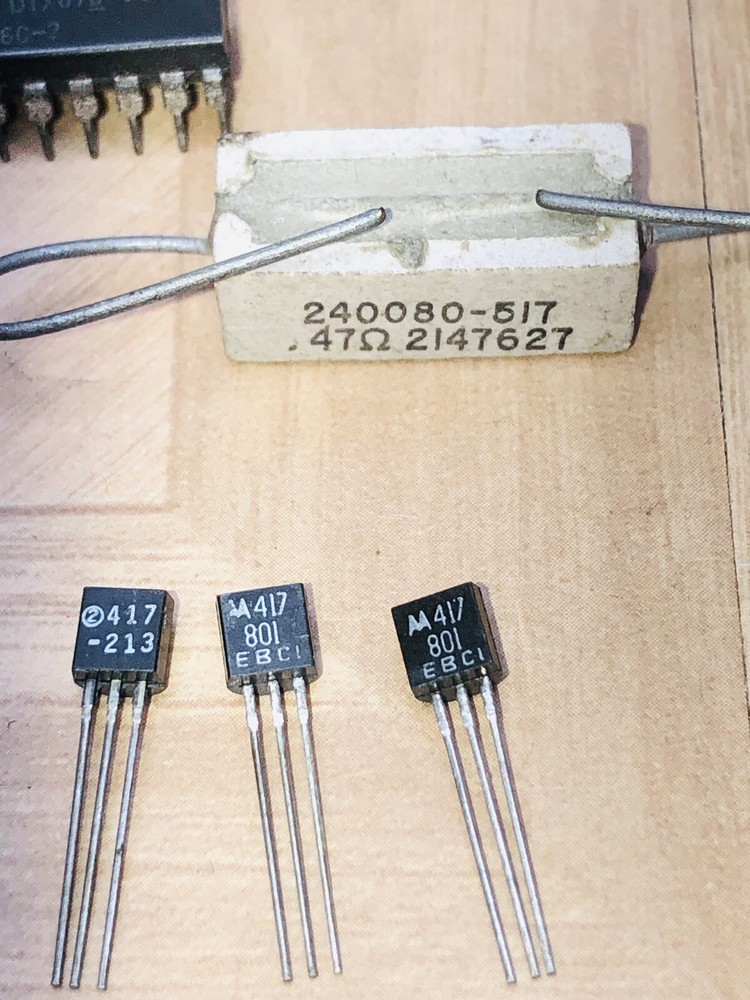Lot Electronics Ceramic Disc Capacitors Dip Socket Power Diode Resistor NEC Chip