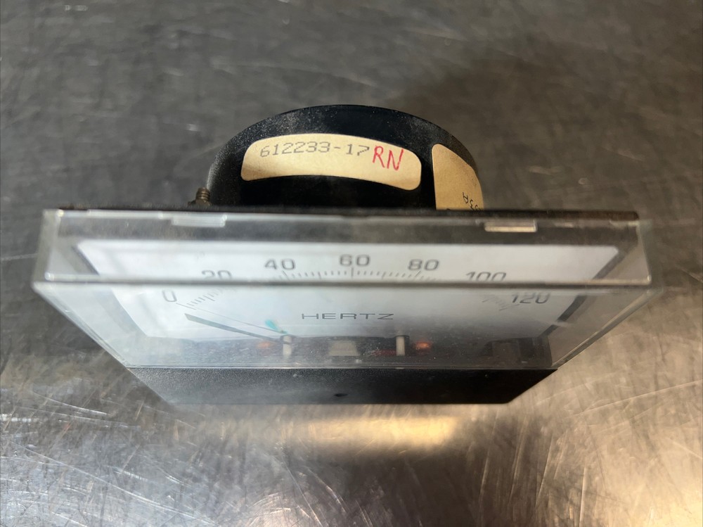 Hertz Panel Meter With RELIANCE ELECTRIC 612230-W