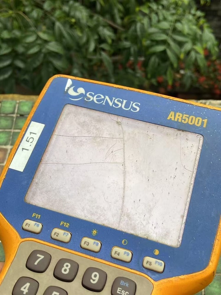 LCD Screen Damage Sensus AR5001 Metering Systems Handheld Field Data Collector
