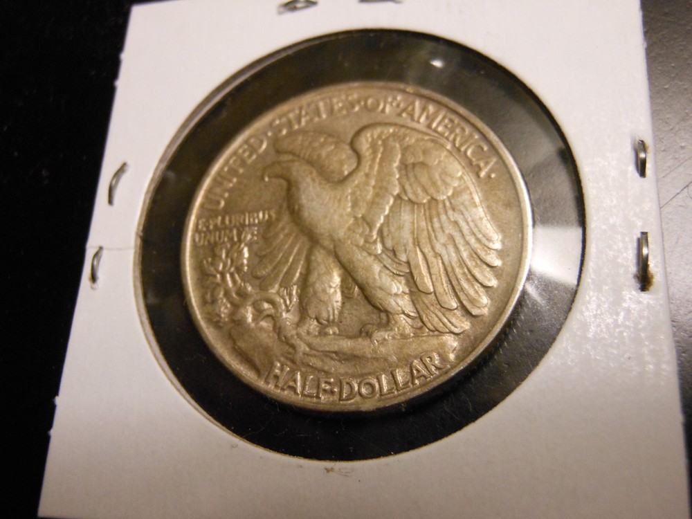 EXTREMELY RARE 1944-P *Missing Des. Initials* Walking Liberty Half Dollar Silver