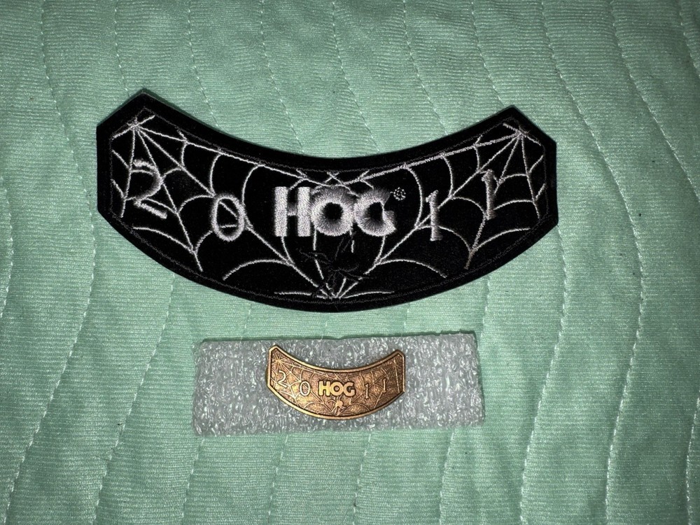 New 2011 SPIDER WITH WEB Harley Davidson HOG PATCH