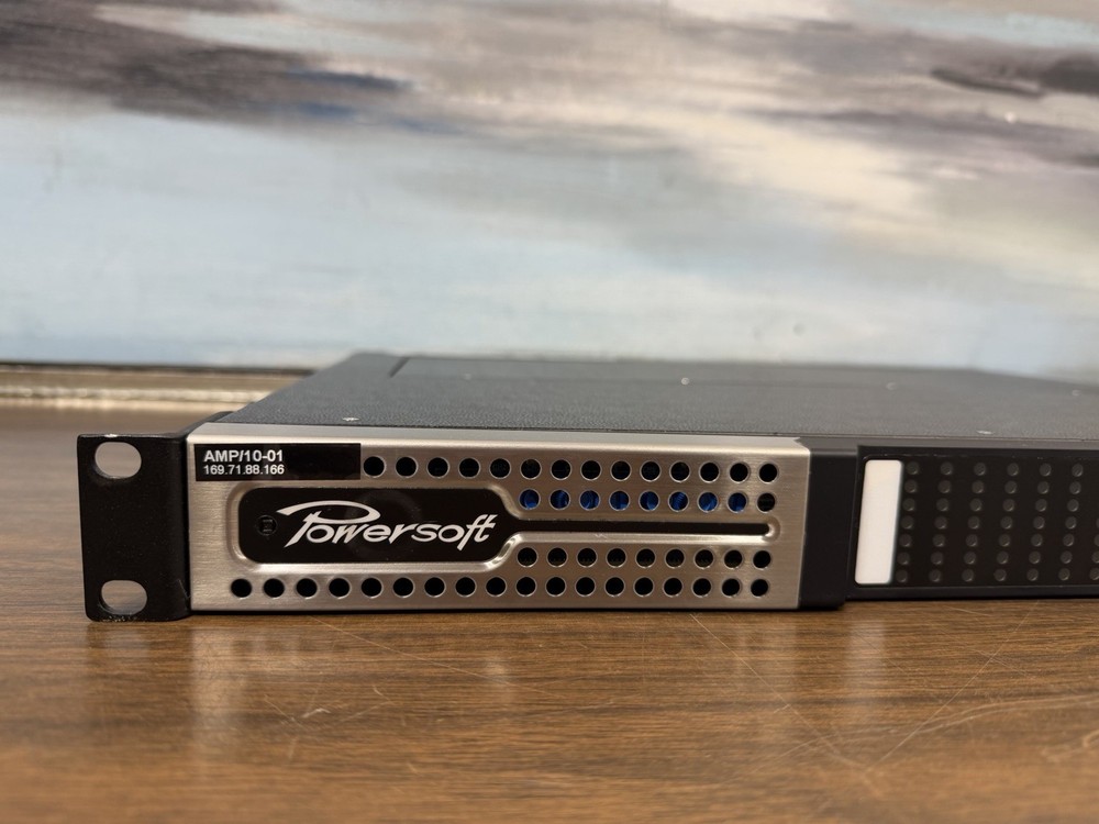 Powersoft Quattrocanali 1204 DSP+ETH Power Amplifier Working Great