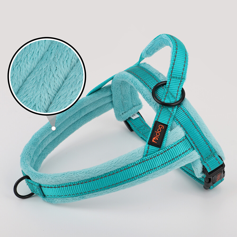 No Pull Dog Pet Harness Adjustable Soft Plush Front Leading Vest Reflective XS-L