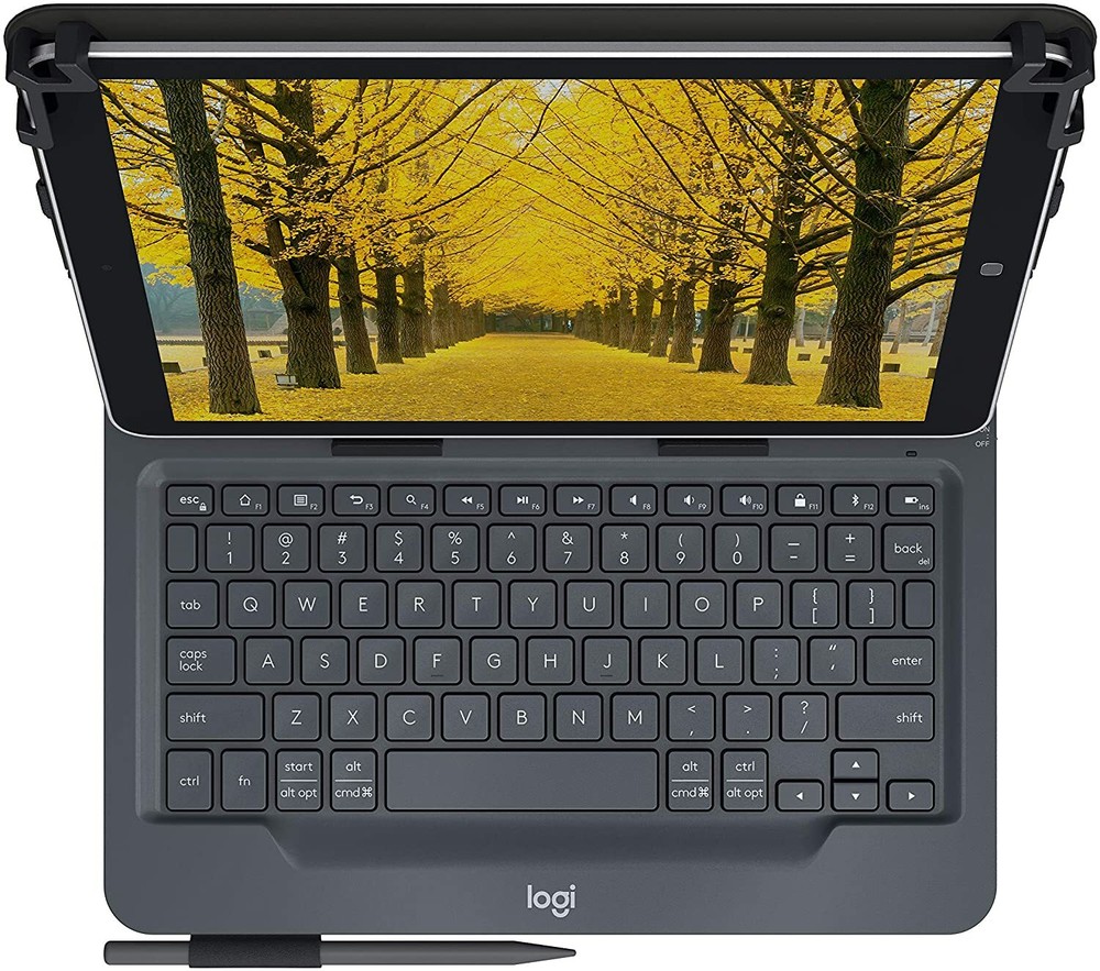 Logitech Universal Folio Tablet Keyboard Cover Case 10.5" iPad Tablet 920-008334