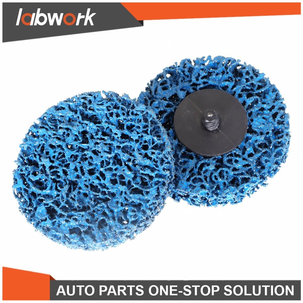 Labwork Quick Change Easy Strip & Clean Discs For Paint Rust Blue 25 Pack 3 Inch