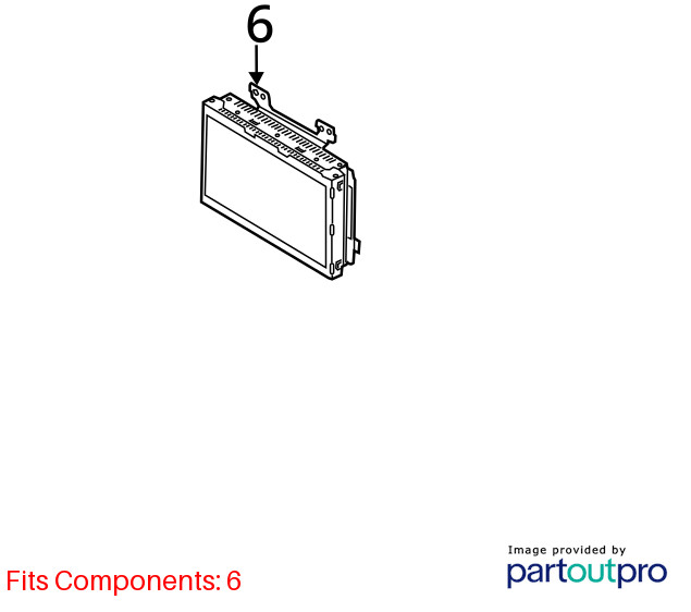 2015 KIA Cadenza Used Display Screen - No Anti-Theft Code, Reprogram Required