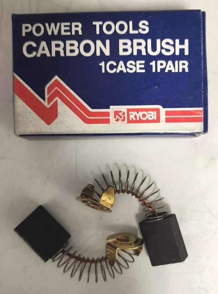 Ryobi Power Tools Carbon Motor Brush Code # 6540073 1 Case 1 Pair OEM/Genuine