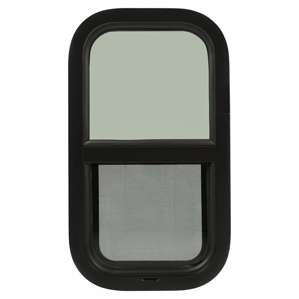 12"~ 25" W 16" ~ 24" H RV Window For RV Trailer Camper Truck w/ Trim Ring