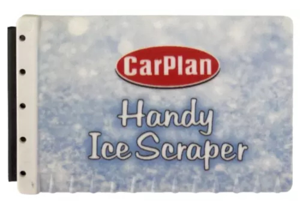 WINDOW ICE SCRAPER X 3 - CREDIT CARD SIZE VARIOUS PATTERNS (ref(F)