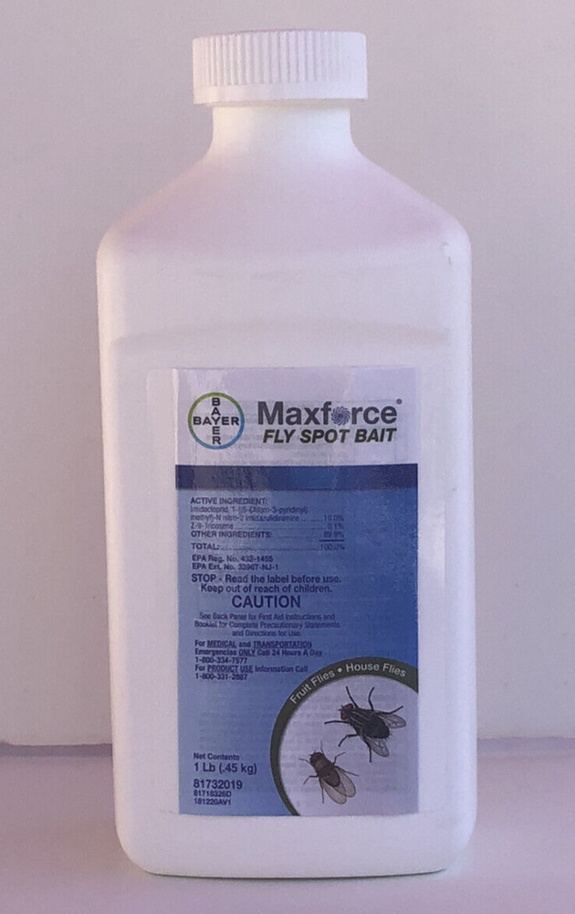 Maxforce Fly Spot Bait Quick Kill 1- 16 oz. Bottle- Kills flies in seconds!