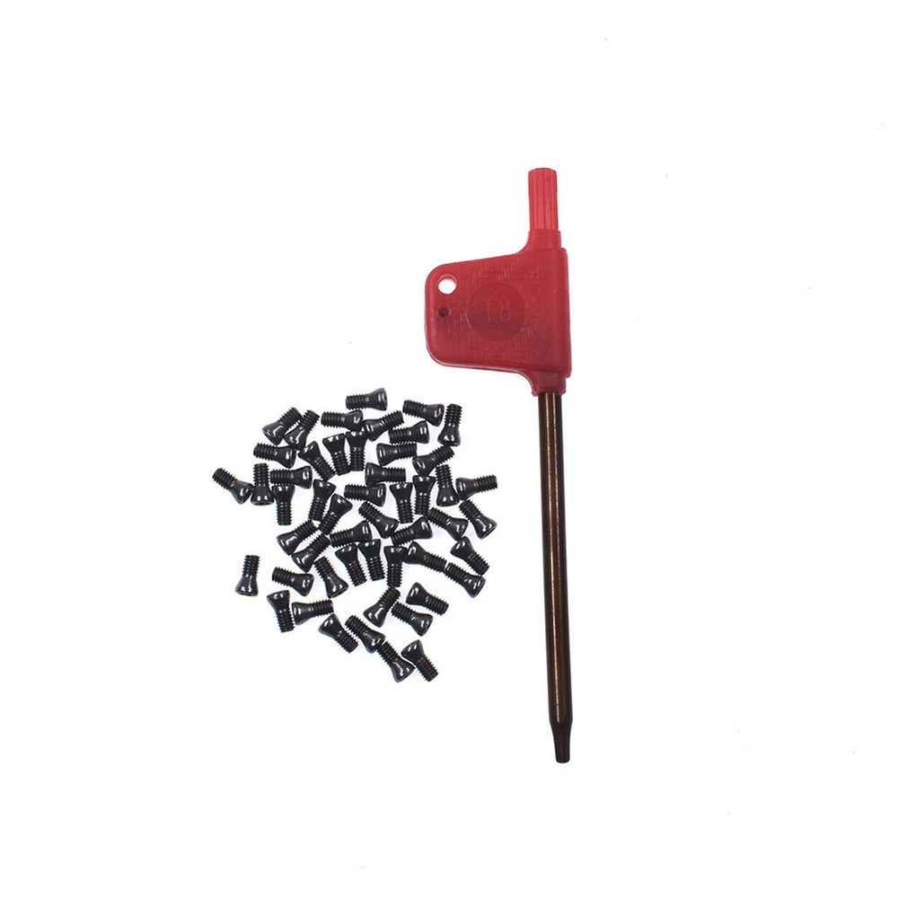 50pcs Steel Lathe Blade Carbide Inserts Hexagon Power Tool Socket Head