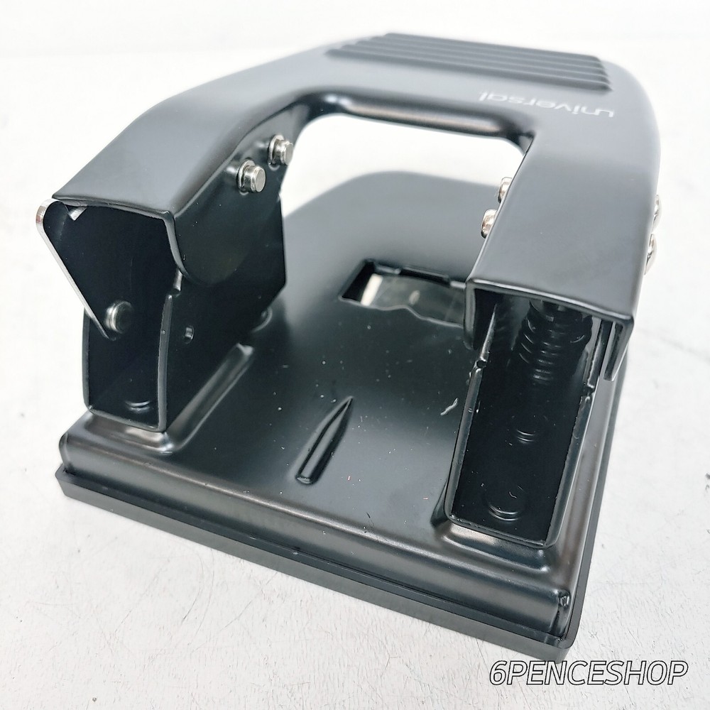 30-Sheet Two-Hole Punch 9/32" Holes Black