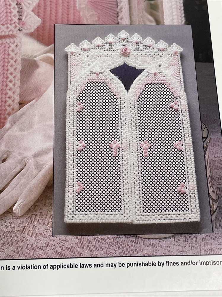 Royal Rose Mirror Set Annie's Plastic Canvas Pattern