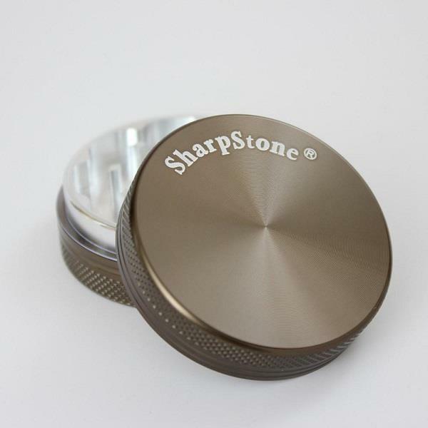 Sharpstone GREEN 2.2" -  2 Piece Hard Top Herb / Spice Grinder AUTHENTIC